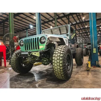 Motobilt 0" Aluminium Highline Front Fenders Jeep Wrangler TJ/LJ - MB1083-0-A