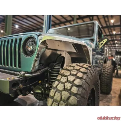 Motobilt 2" Aluminium Highline Front Fenders Jeep Wrangler TJ/LJ - MB1083-2-A