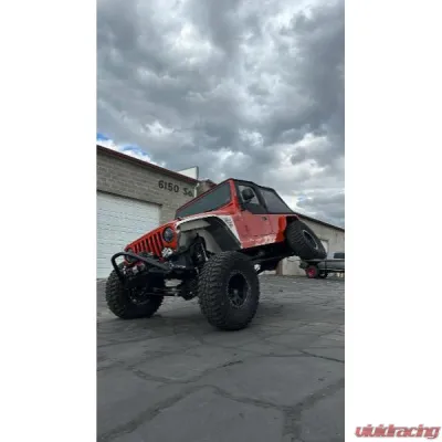 Motobilt 2" Aluminium Highline Front Fenders Jeep Wrangler TJ/LJ - MB1083-2-A