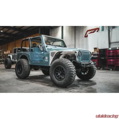 Motobilt 2" Aluminium Highline Front Fenders Jeep Wrangler TJ/LJ - MB1083-2-A