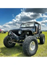 Motobilt 4" Fender Flares Rear Comp Cut Jeep CJ | Wrangler YJ/TJ                                     - MB1086-4 - Image 3