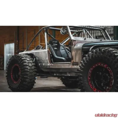 Motobilt 15" Aluminium Stretch Boat Side Rocker Guards Jeep Wrangler YJ - MB1171-A