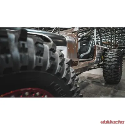Motobilt 15" Aluminium Stretch Boat Side Rocker Guards Jeep Wrangler YJ - MB1171-A