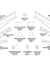 Motobilt Aluminium Boat Side Rocker Guards Jeep Wrangler YJ                                     - MB1173-A - Image 3