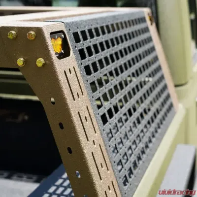 Motobilt Bobbed Replacement Bed Rack System w/ Optional Molle Panels Jeep Gladiator - MB1181-MB1182