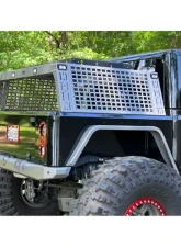 Motobilt Bobbed Replacement Bed Rack System w/ Optional Molle Panels Jeep Gladiator                                     - MB1181-MB1182 - Image 9