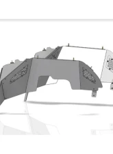 Motobilt High Clearance Front Inner Fender Jeep Wrangler JL/JLU | Gladiator JT                                     - MB1243 - Image 8