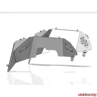 Motobilt High Clearance Front Inner Fender Jeep Wrangler JL/JLU | Gladiator JT - MB1243