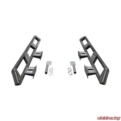 Motobilt Frame Mounted Rocker Guard Long Arm Suspension Jeep Wrangler JKU/JLU 4 Door 2007-2024 - MB1258