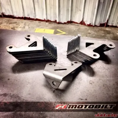 Motobilt CB Antenna Mount Raw Metal Jeep Wrangler JK/JKU - MB2012-Raw