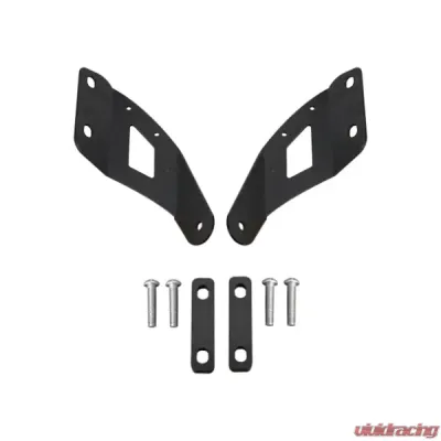 Motobilt 21.5" LED Light Bar Hood Mount Black Powder Coat Jeep Wrangler JK/JKU - MB2021-Powder