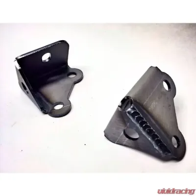 Motobilt A-Pillar LED Light Mount Kit Black Powder Coated Jeep Wrangler JK/JKU - MB2023-Powder-2