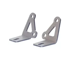 Motobilt A-Pillar Light Mount Brackets Black Powder Coat Jeep CJ | Wrangler YJ