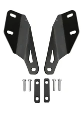 Motobilt 30" LED Light Bar Hood Mount Kit Black Powder Coat Jeep Wrangler JK 2007-2015                                     - MB2042-Powder - Image 2