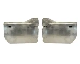 Motobilt Aluminum Front Half Doors w/ Universal Mirror Brackets Jeep Wrangler JL/JLU | Gladiator JT