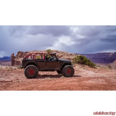 Motobilt Aluminum Front Half Doors w/ Universal Mirror Brackets Jeep Wrangler JL/JLU | Gladiator JT - MB3042-MB3051