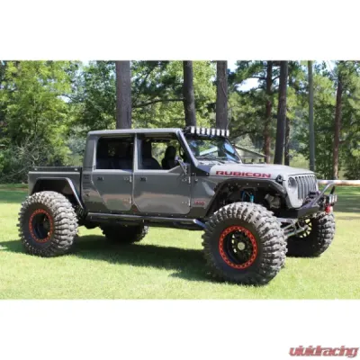 Motobilt Aluminum Front Half Doors w/ Universal Mirror Brackets Jeep Wrangler JL/JLU | Gladiator JT - MB3042-MB3051