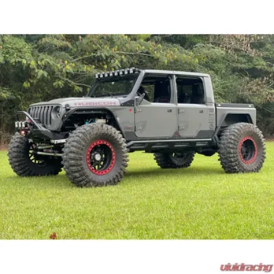 Motobilt Aluminum Front Half Doors w/ Universal Mirror Brackets Jeep Wrangler JL/JLU | Gladiator JT - MB3042-MB3051