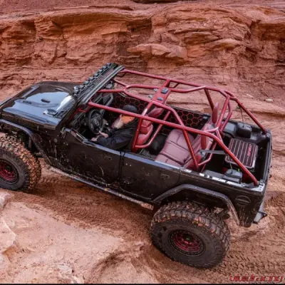 Motobilt Roll Cage Kit Jeep Wrangler JLU 2018-2024 - MB3045
