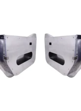 Motobilt Aluminum Front Half Doors w/ Universal Mirror Brackets Jeep Wrangler JK                                     - MB3055-MB3051 - Image 2