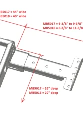 Motobilt Cargo Rack Interior Bed Powder Coated Jeep TJ/LJ | Wrangler YJ | Gladiator JT                                     - MB5017P - Image 8