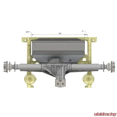 Motobilt Stretch Underbody Fuel Cell w/ Pigtail Adapter Jeep TJ/LJ 1997-2006 - MB5020-MB5057