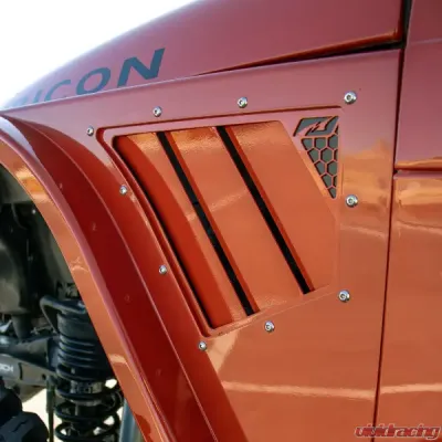 Motobilt Louvered Side Vent Kit Highline Fenders Jeep Wrangler YJ | TJ - MB5542