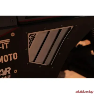 Motobilt Louvered Side Vent Kit Highline Fenders Jeep Wrangler YJ | TJ - MB5542