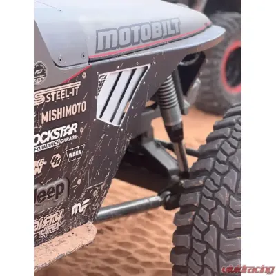 Motobilt Louvered Side Vent Kit Highline Fenders Jeep Wrangler YJ | TJ - MB5542