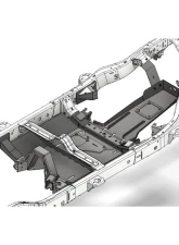 MotoBilt  4 Link Suspension Bracket Kit with Engine Skid Jeep JKU 2007-2011                                     - MB7000-ES - Image 5