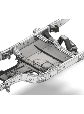 MotoBilt  4 Link Suspension Bracket Kit with Engine Skid Jeep JKU 2007-2011                                     - MB7000-ES - Image 7