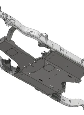 MotoBilt 4 Link Suspension Bracket Kit with Engine Skid Jeep JKU 2012-2018                                     - MB7001-ES - Image 3
