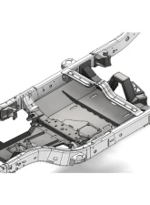 MotoBilt 4 Link Suspension Bracket Kit with Engine Skid Jeep JKU 2012-2018                                     - MB7001-ES - Image 4