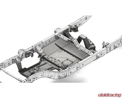 MotoBilt 4 Link Suspension Bracket Kit with Engine Skid Jeep JKU 2012-2018 - MB7001-ES
