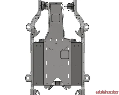 MotoBilt 4 Link Suspension Bracket Kit with Engine Skid Jeep JKU 2012-2018 - MB7001-ES