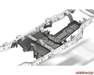 MotoBilt 4 Link Suspension Bracket Kit with Engine Skid Jeep JKU 2012-2018 - MB7001-ES