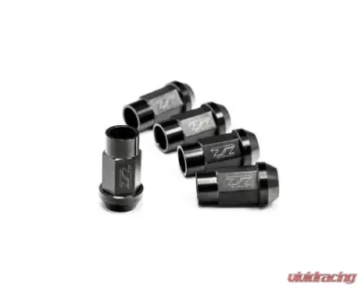 T1 Race Development GT1R Titanium Lug Nut Black Anodize - GT1R-M12-x-1-25-Ti-Lug-Nut-BL