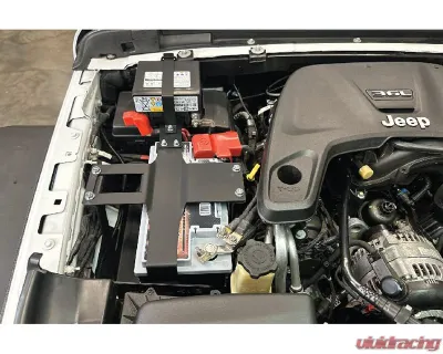 Genesis Offroad Stock Battery Relocation Kit Jeep Wrangler JL | Gladiator JT 2018+ - 233-2SB