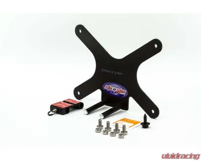 STO N SHO Front License Plate Bracket Porsche Macan Turbo 2017-2018 - SNS119B