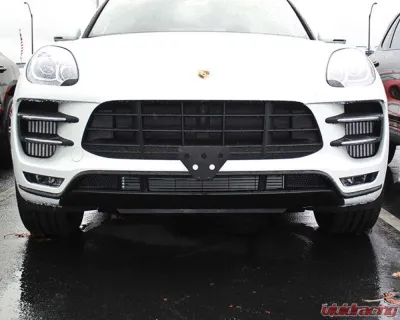 STO N SHO Front License Plate Bracket Porsche Macan Turbo 2017-2018 - SNS119B