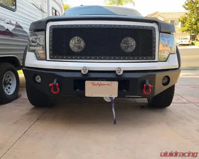 STO N SHO Front License Plate Bracket Off Road Bumpers with Hawse Fairlead - SNS138A