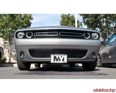 STO N SHO Front License Plate Bracket Dodge Challenger Non-Wide Body w/ Adaptive 2015-2023 - SNS1a