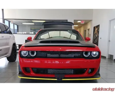 STO N SHO Front License Plate Bracket Dodge Challenger Hellcat | Demon | Scat Pack Wide Body 2015+ - SNS1c