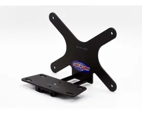 STO N SHO Front License Plate Bracket Jeep Wrangler JK w/ Plastic Bumper 2008-2018