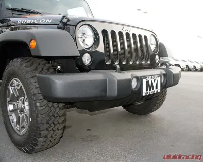 STO N SHO Front License Plate Bracket Jeep Wrangler JK w/ Plastic Bumper 2008-2018 - SNS48