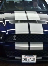 STO N SHO Front License Plate Bracket Ford Mustang Shelby GT500 2010-2012                                     - SNS5b - Image 3