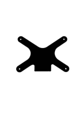 STO N SHO Front License Plate Bracket BMW M5 | X5 M Sport (Upper Mount) 2015-2018                                     - SNS67b - Image 2