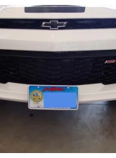 STO N SHO Front License Plate Bracket Chevrolet Camaro (w/ Factory Ground Effects) 2016-2019                                     - SNS89a - Image 4