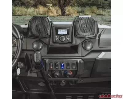 Rockford Fosgate All-In-One Dash Housing w/ PMX-1 and 5.25" Speakers Polaris Ranger 2018+ - RNGR18-STG1