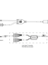 Rockford Fosgate PMX-RGB Y-Adapter Color Optix Cable                                     - RGB-YC - Image 3